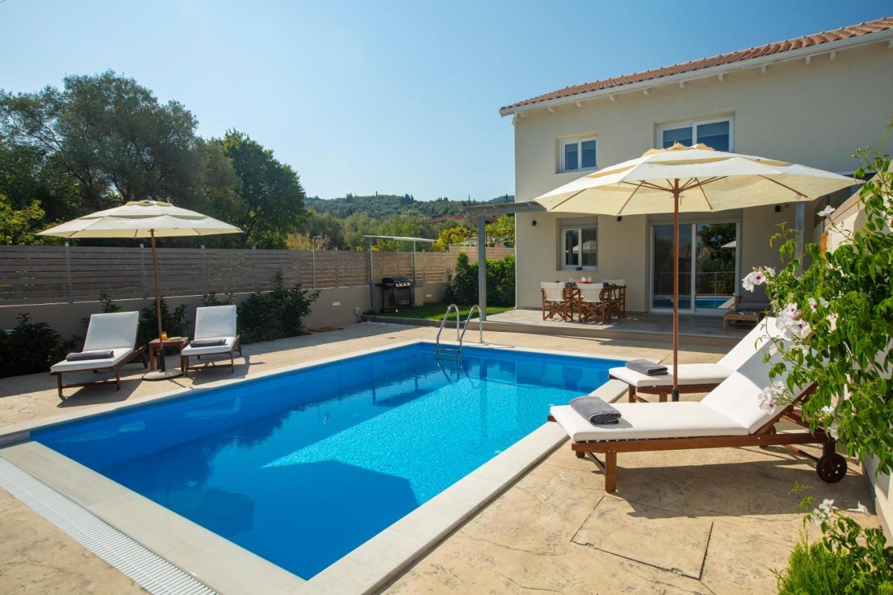 Grappolo Lefkada Villas - Villa Vertzami Just 2 Km From Lefkada Town Apolpaina Экстерьер фото