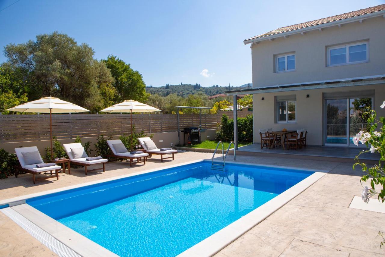 Grappolo Lefkada Villas - Villa Vertzami Just 2 Km From Lefkada Town Apolpaina Экстерьер фото