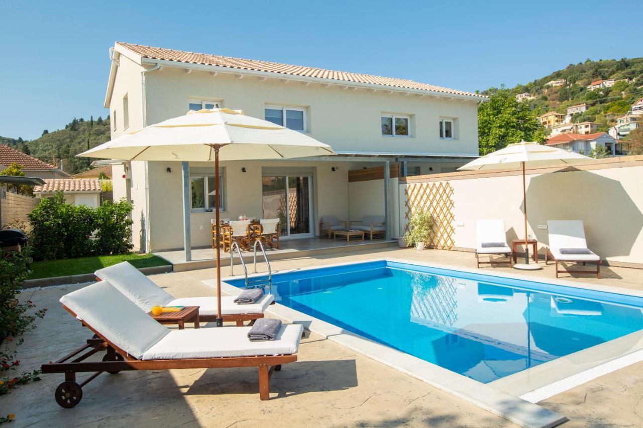 Grappolo Lefkada Villas - Villa Vertzami Just 2 Km From Lefkada Town Apolpaina Экстерьер фото