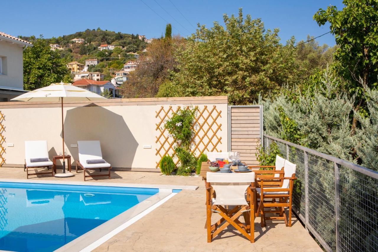Grappolo Lefkada Villas - Villa Vertzami Just 2 Km From Lefkada Town Apolpaina Экстерьер фото