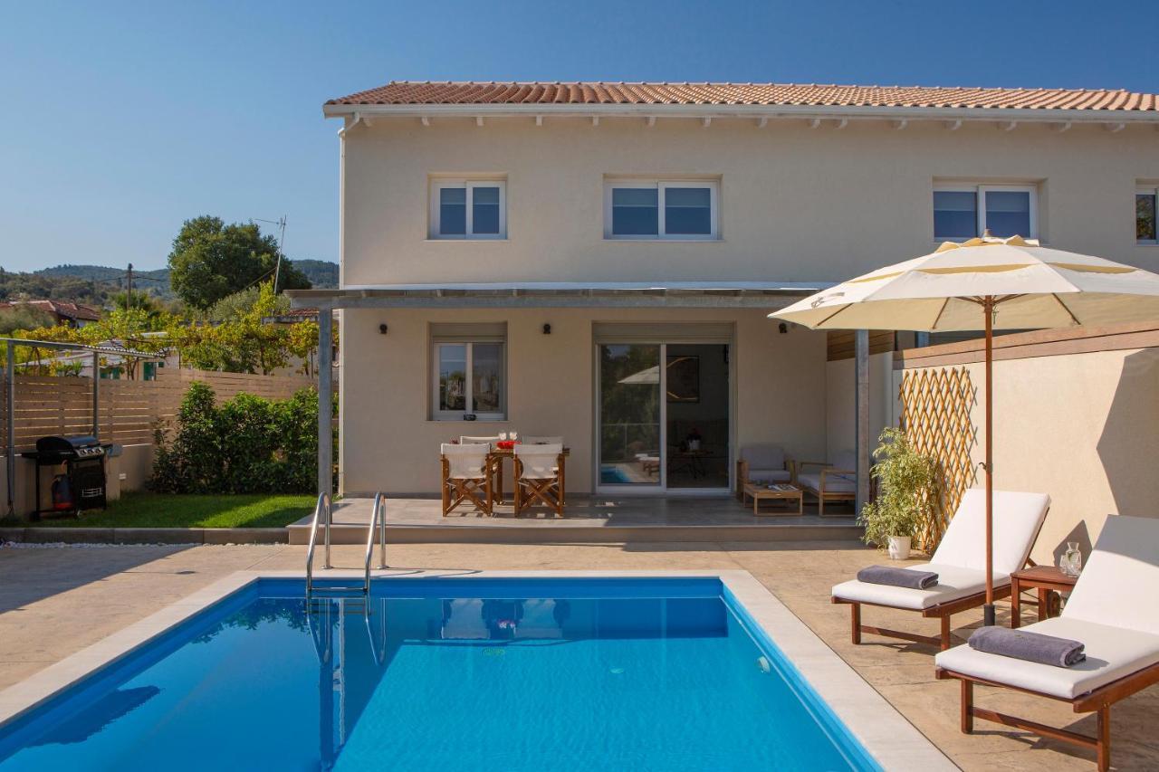 Grappolo Lefkada Villas - Villa Vertzami Just 2 Km From Lefkada Town Apolpaina Экстерьер фото